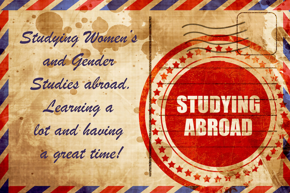 Studying Abroad Postcard